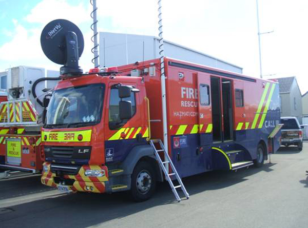 A New Zealand Fire Service Command Vehicle Fitted With The Sonifex Net-Log.