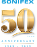Sonifex 50 Year Anniversay Logo